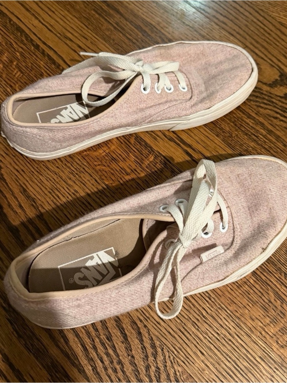 Vans Low-Top Canvas Sneakers in Dusty Pink 7